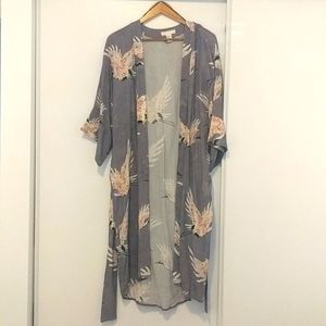Grey kimono/robe
